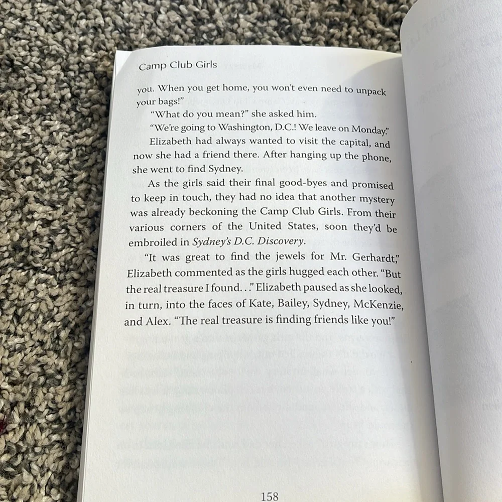 Girls book: camp club girls & the mystery at discovery Lake